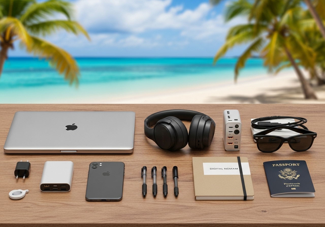 Digital nomad packing essentials