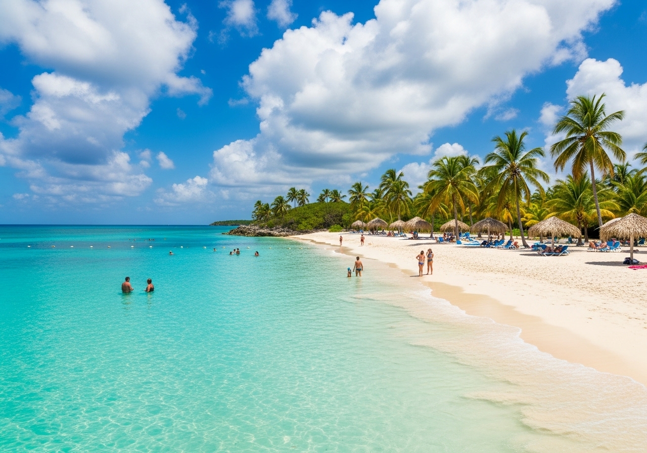 South Coast beach sunny day